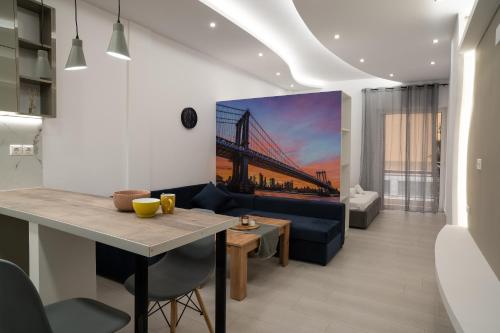 Et opholdsområde på Lenorman Apartments