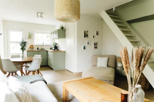 Kuchyň nebo kuchyňský kout v ubytování Bijgebouw hoeve in landelijke omgeving