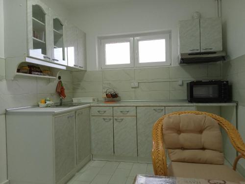 Ett kök eller pentry på Apartman ZAFIROVI
