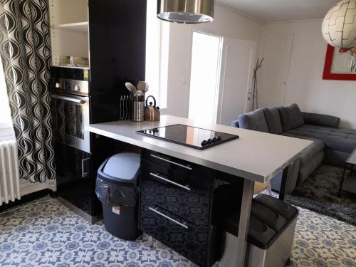 Η κουζίνα ή μικρή κουζίνα στο Appartement Cosy et Lumineux