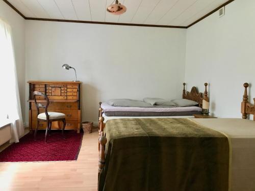Krevet ili kreveti u jedinici u okviru objekta Spacious accommodation, close to nature and attractions