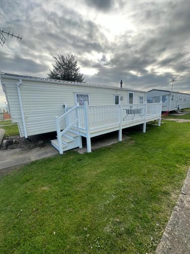 Angie's caravan at Seawick