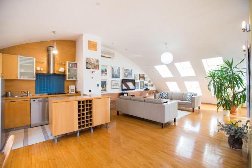 Penthouse apartment with private parking
