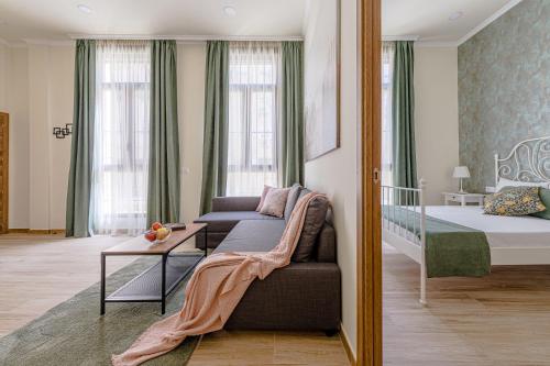 Ένα ή περισσότερα κρεβάτια σε δωμάτιο στο Simone Apartments