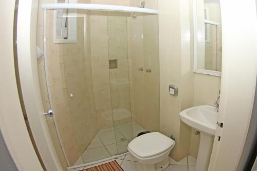 Ванная комната в Atlântico Sul Hotel