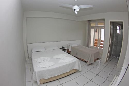 Katil atau katil-katil dalam bilik di Atlântico Sul Hotel
