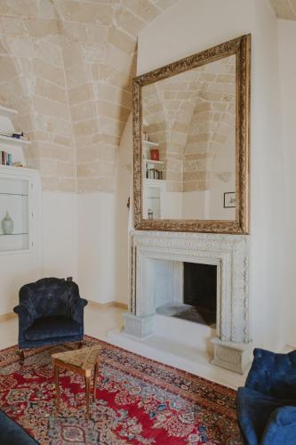 Posezení v ubytování Relais Il Mignano