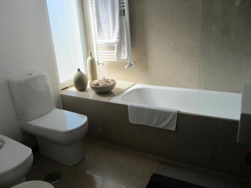 Koupelna v ubytování Casa da Ribeira