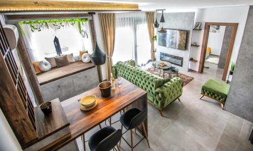 Χώρος καθιστικού στο Royal luxury apartment Vršac