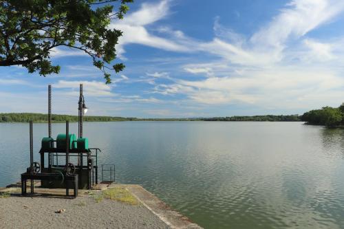 a view of a large body of water at Chalupa Lužnice in Třeboň