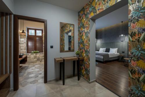 Cama o camas de una habitación en Várkonyi Apartman