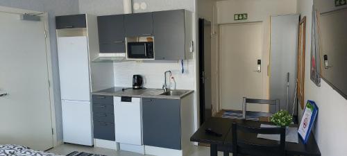 Dapur atau dapur kecil di Kontiolomat Oy