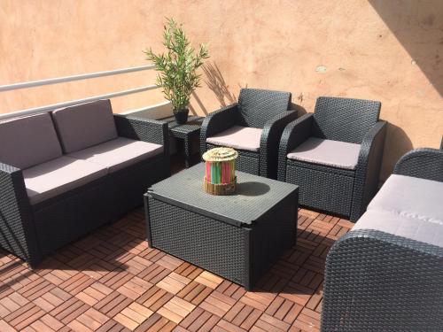 T4 - climatisé avec toit terrasse - 300m des plages