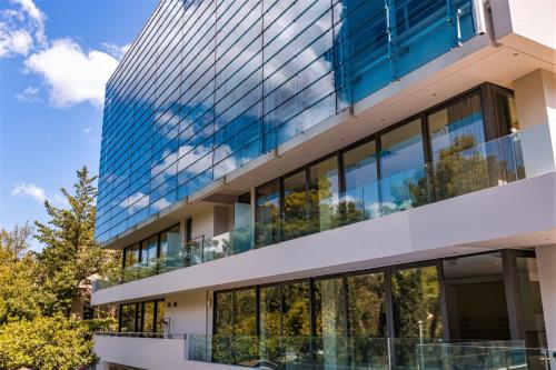 an office building with a lot of windows at Life Gallery Athens in Athens