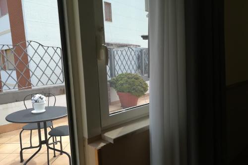 Balkón nebo terasa v ubytování Hotel Leopardi