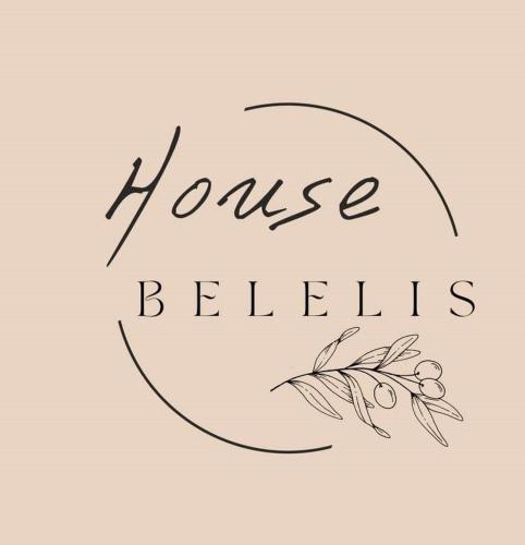a logo for a luxury hotel with a branch at House Belelis in Afionas