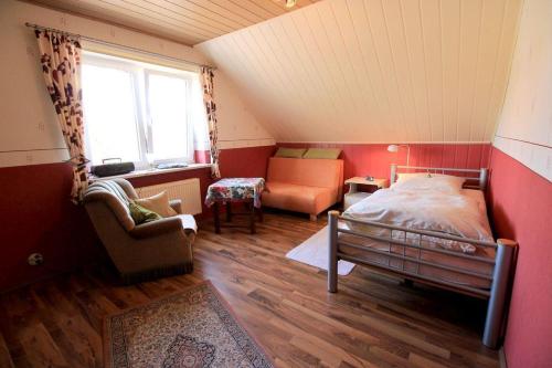 Postel nebo postele na pokoji v ubytování Ferienwohnung Am Moor