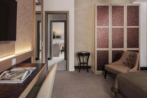 Et opholdsområde på Boutique Hotel Saxonia