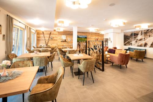 Χώρος καθιστικού στο Wildbach Lodge Dienten