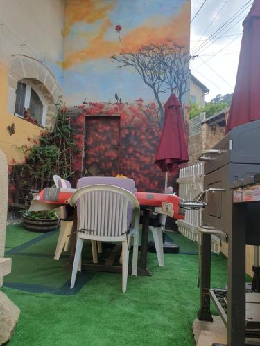 Fotografie z fotogalerie ubytování AUBENAS, VALS LES BAINS, LABEGUDE, Maison de vacances Bensylv' entière privatif de 130 M2 4 lits 3 chambres pour 4 adultes et 2 enfants v destinaci Labégude