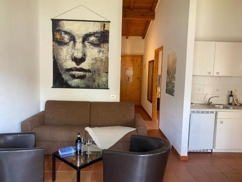 Posezení v ubytování Casa Paola