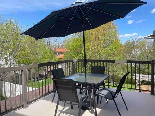 Un balcon sau o terasă la Le paisible ensoleillé ! beau 51/2 à Drummondville