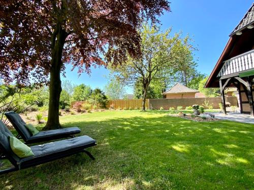 Κήπος έξω από το Ferienhaus Hasenwinkel