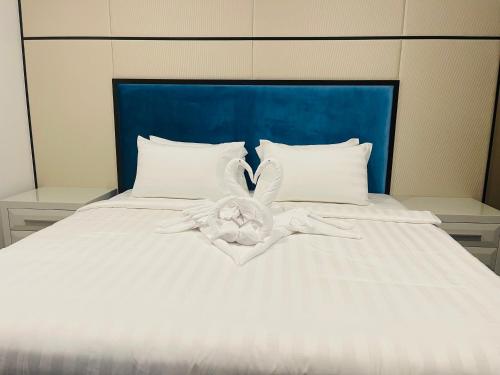 Postelja oz. postelje v sobi nastanitve ASTRA @ Suite Platinum 2 KLCC