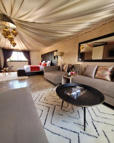 Posezení v ubytování Eden Lodges & SPA-Boutique Hôtel de Luxe
