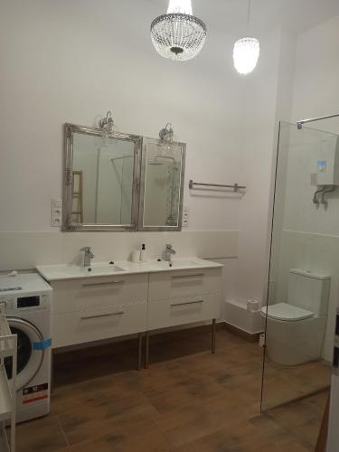 Ένα μπάνιο στο Apartament PAPROTKA 100m