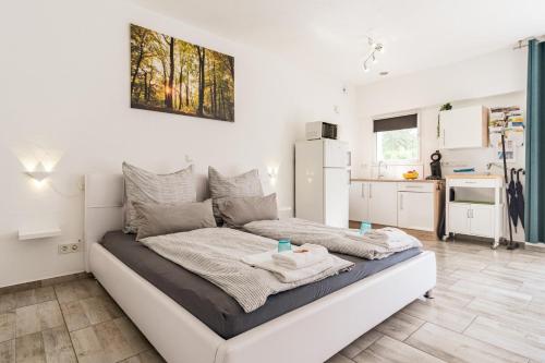 Η κουζίνα ή μικρή κουζίνα στο Eifel-Apartments Orsfeld