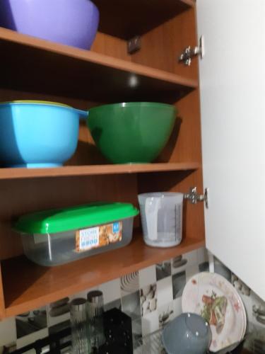 Dapur atau dapur kecil di Max Apartament okolice Energylandia Zator