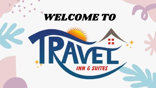 un logo pour l'auberge et les suites de voyage dans l'établissement Travel Inn & Suites, à Emporia