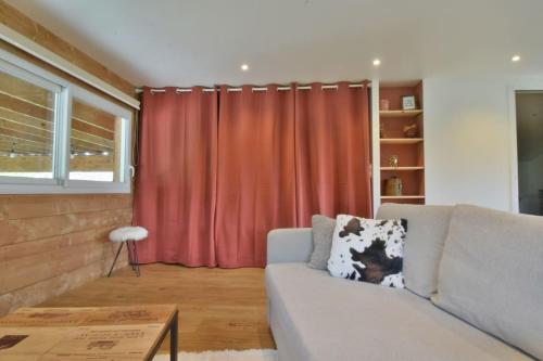 Zona de estar de Le Refuge Confortable gîte avec terrasse