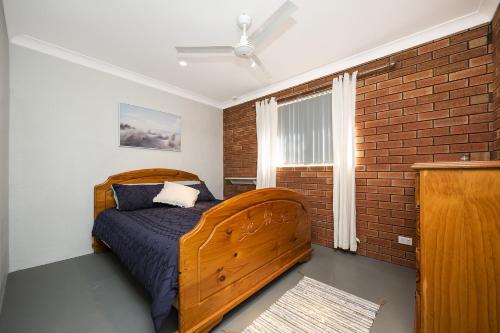 Ένα ή περισσότερα κρεβάτια σε δωμάτιο στο Back beach bungalow