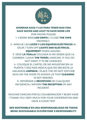 a screenshot of a text box with the words karma at Hostal Real Aranjuez in Aranjuez