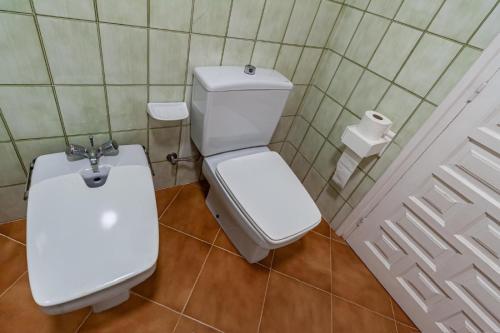 Koupelna v ubytování Masia Mimosa Pool house