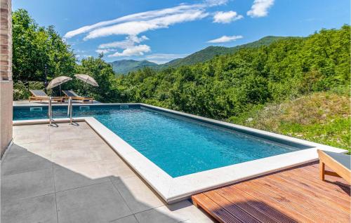 Awesome Home In Veprinac With Jacuzzi, Wifi And Heated Swimming Pool