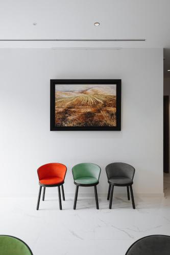 Posezení v ubytování RÍOS SUITES Tudela