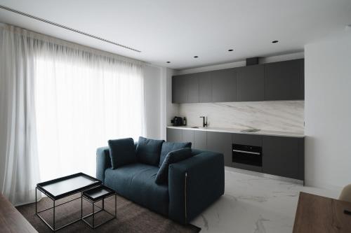 Kuchyň nebo kuchyňský kout v ubytování RÍOS SUITES Tudela