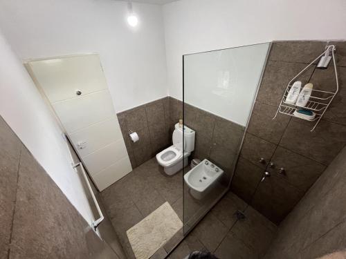 Koupelna v ubytování El Marqués Apart