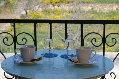 Balkón nebo terasa v ubytování Hotel Aegina