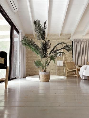 Zona de estar de Eili Suites