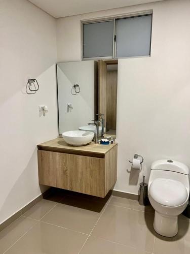 Ванная комната в Apartamento de tres alcobas