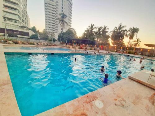 Bazén v ubytování Reserva del Mar - Club de Playa, vista al Mar nebo v jeho okolí