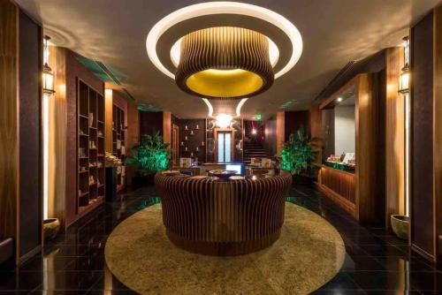 Lounge nebo bar v ubytování Апартаменты в Elite Admiral