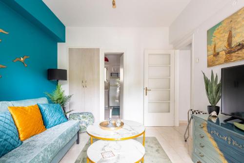 A television and/or entertainment centre at Athens Escape