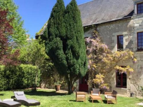 Gîte historique avec piscine privée, proche de Chinon - FR-1-381-530