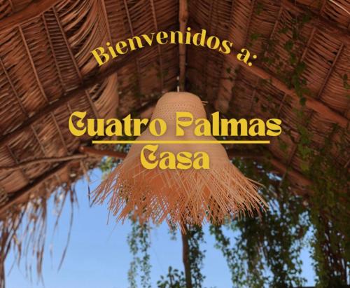 Casa Cuatro Palmas a una cuadra de la playa