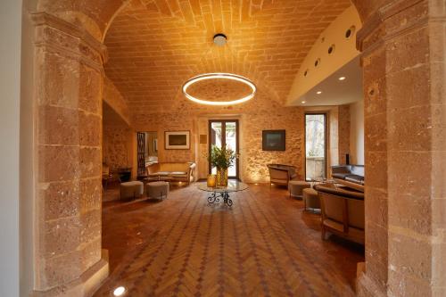 Posezení v ubytování Sa Creu Nova Petit Palais Art & Spa